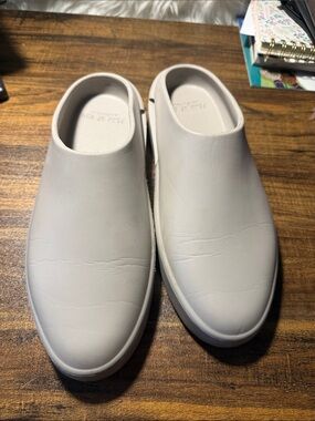 Fear of God Minimalist Slip-On Loafers in Light Gray